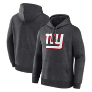 Logo Athletic Men's Logo Athletic Heather Charcoal New York Giants Primary Logo Hoodie