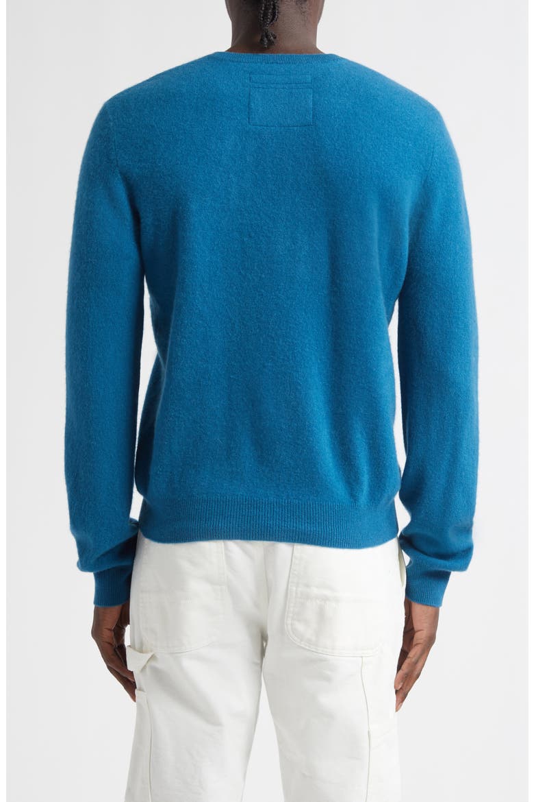 Mini Cashmere Crewneck Sweater, Alternate, color, DEEP BLUE