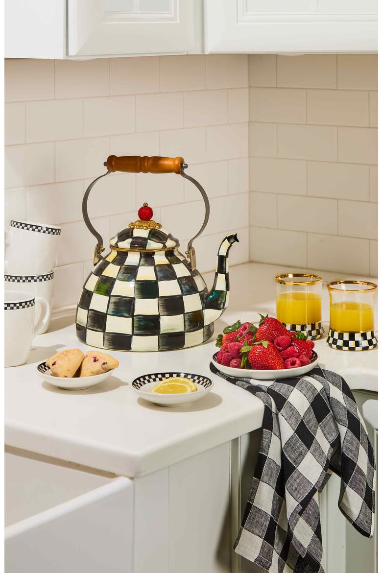 Check Enameled Steel 2-Quart Tea Kettle, Alternate, color, CORE