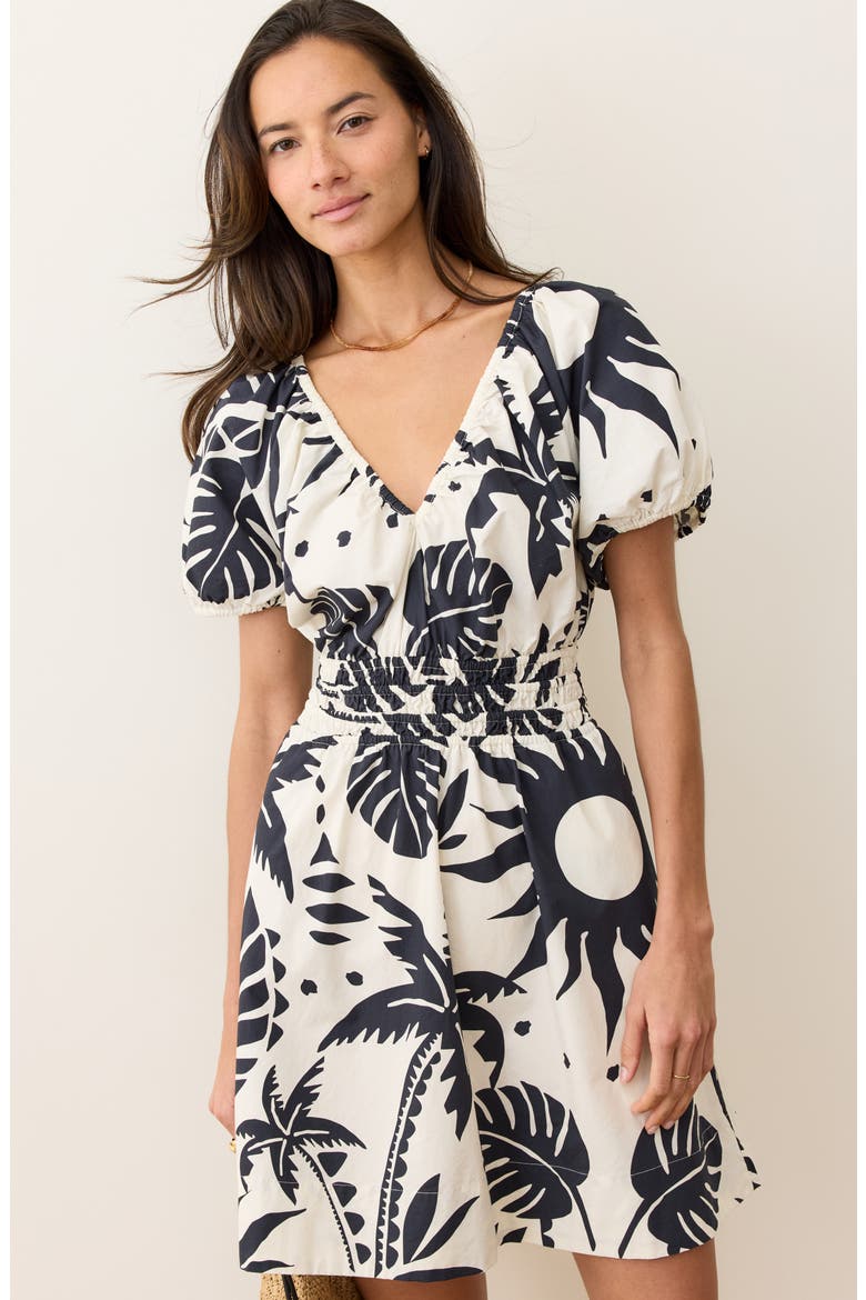 Emery Cotton Poplin Dress, Alternate, color, STARLIT DESERT