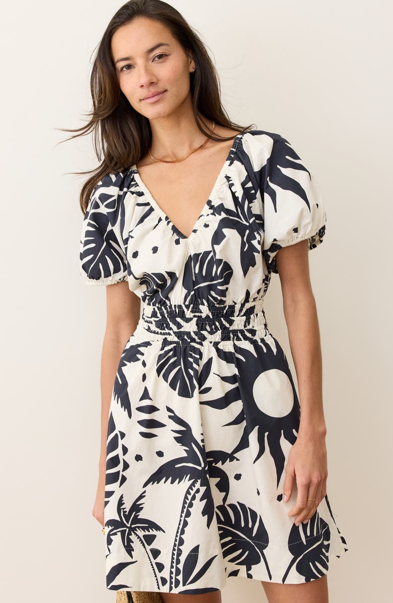 Marine Layer Emery Cotton Poplin Dress, Alternate, color,