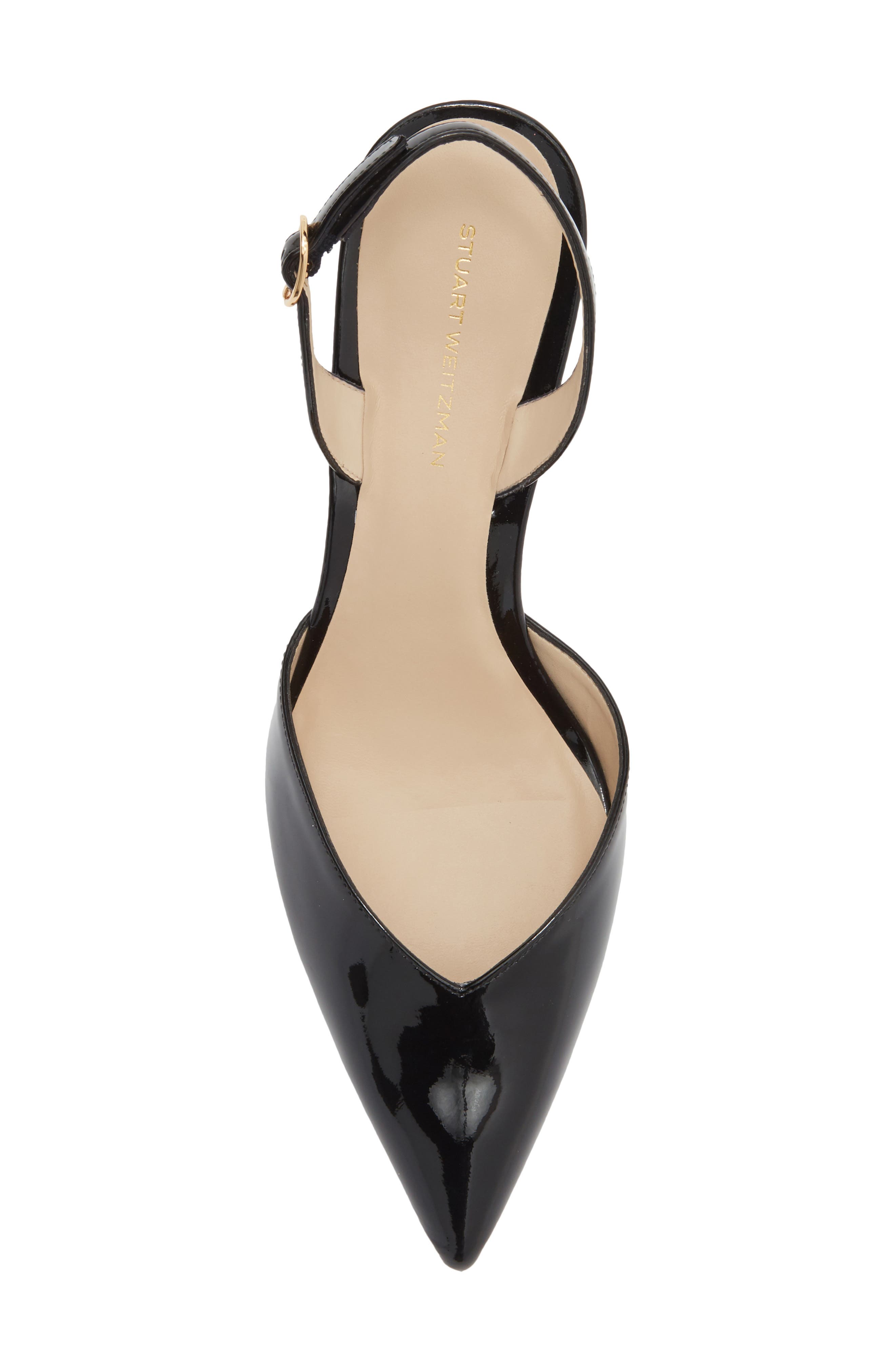 Stuart Weitzman Julia 75 Slingback Pump, Alternate, color, Black