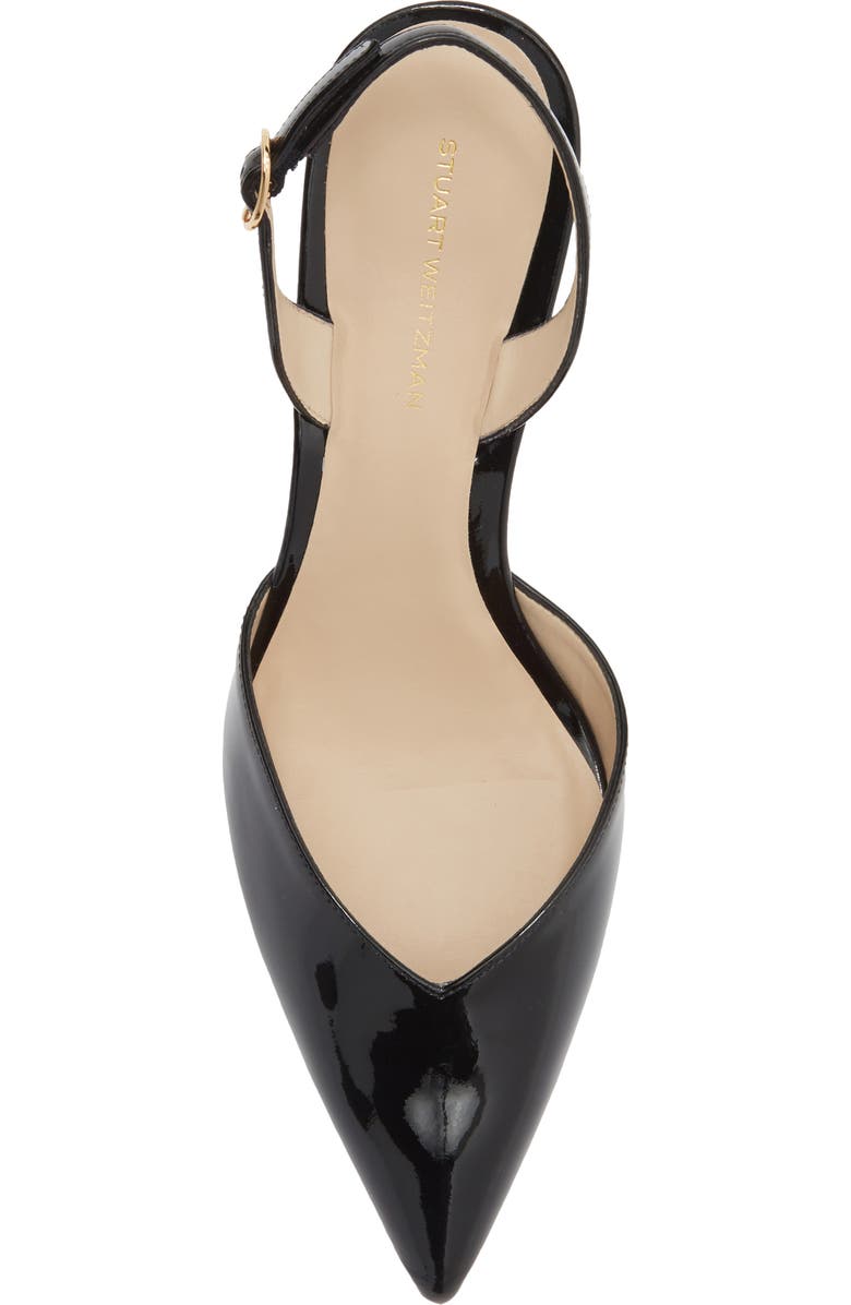 Stuart Weitzman Julia 75 Slingback Pump, Alternate, color, Black