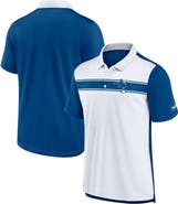 Nike Men's Nike  White/Royal Indianapolis Colts Rewind Pique Polo