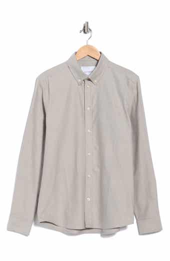 Les Deux Konrad Stripe Cotton Oxford Button-Down Shirt