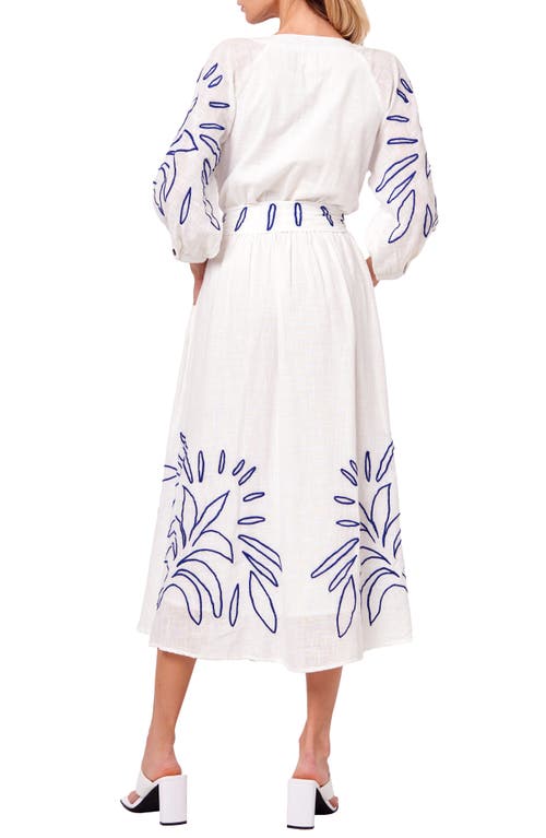 CIEBON CIEBON ELIZA EMBROIDERED A-LINE DRESS