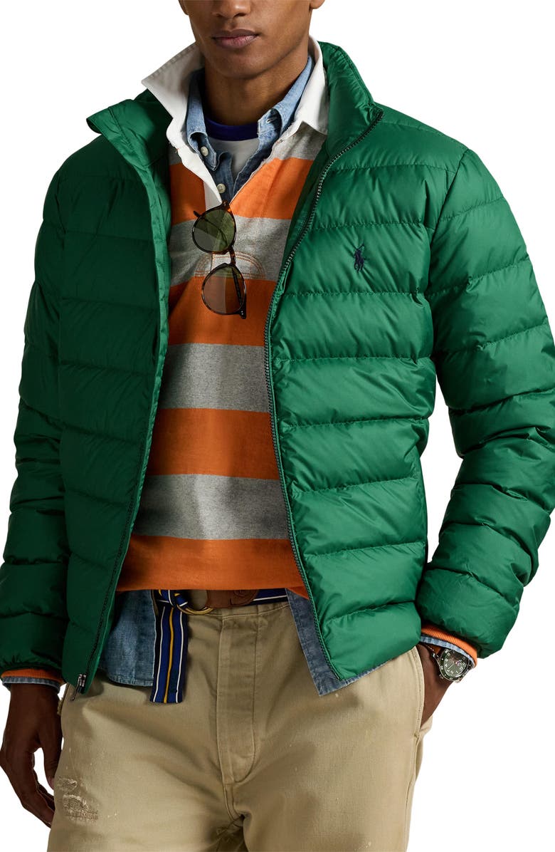 Polo Ralph Lauren Colden Packable 650 Fill Power Down Puffer Jacket, Main, color, New Forest