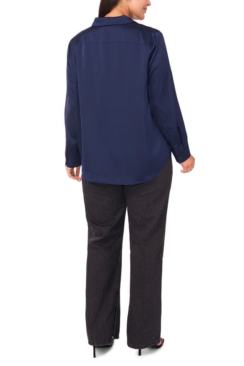 Long Sleeve Button-Down Shirt, Alternate, color, CLASSIC NAVY