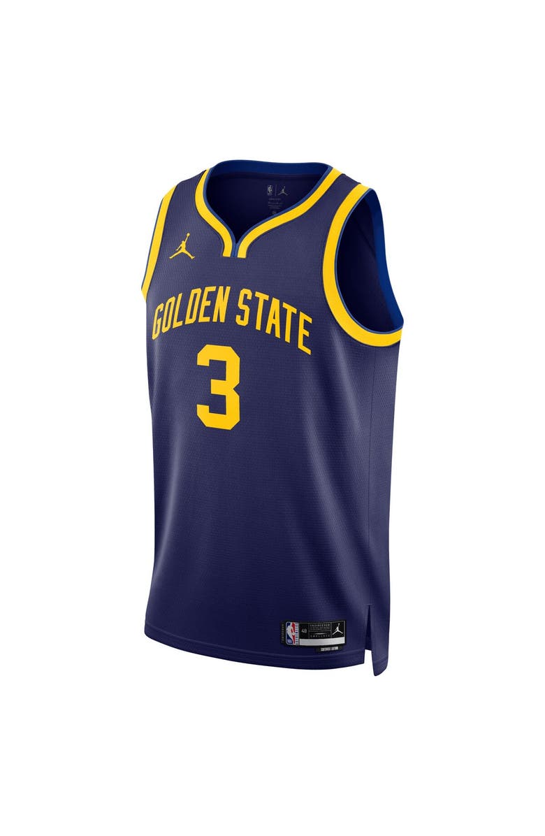 Jordan Brand Unisex Jordan Brand Jordan Poole Navy Golden State Warriors Swingman Jersey - Statement Edition, Alternate, color, 