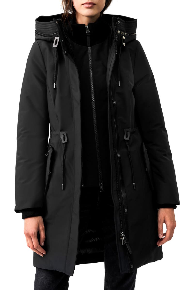 Mackage Beckah Powder Touch Waterproof Down Coat, Main, color, 