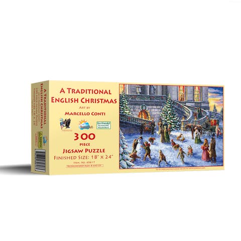 A Traditional English Christmas 300 piece Jigsaw Puzzle for Adults