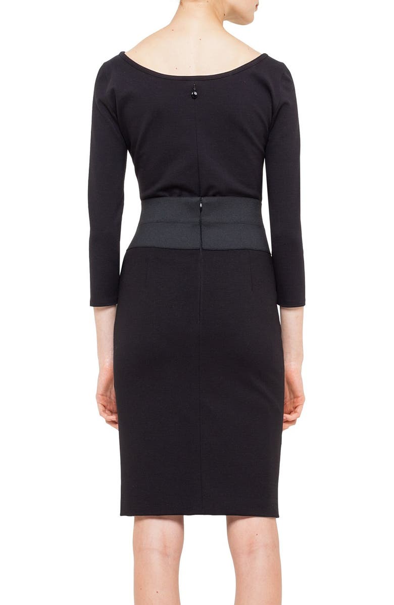 Akris punto Jersey Top, Alternate, color, 009 Black