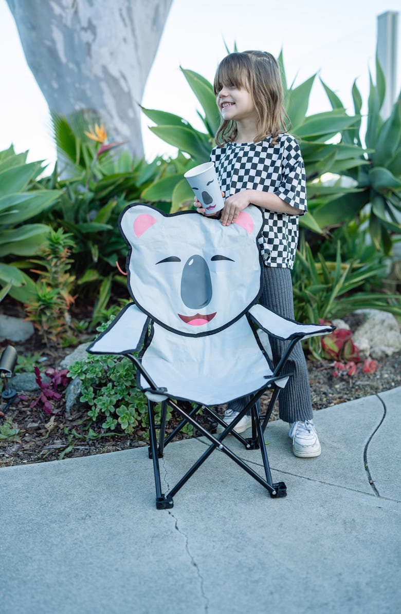 Pacific Play Tents Kids' Kora the Koala Folding Chair, Alternate, color, Grey