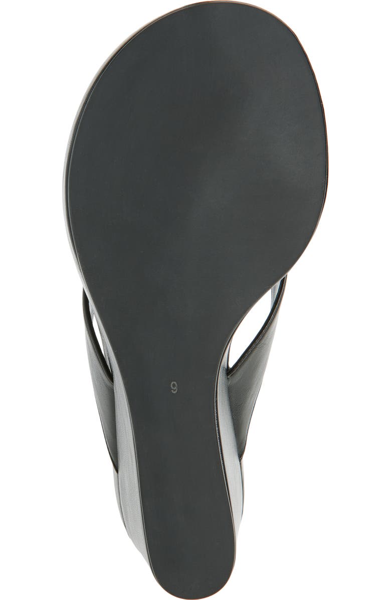 Jeffrey Campbell Liezel Platform Wedge Flip Flop, Alternate, color, Black Silver