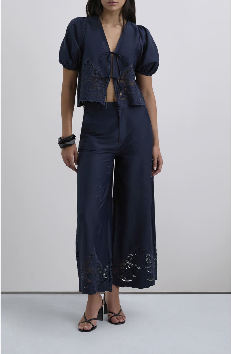 Scalpers Satenemb Shirt, Alternate, color, Navy