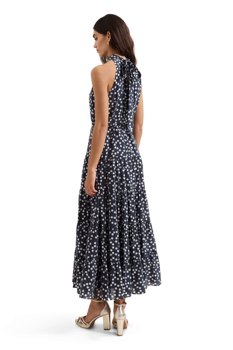 Nita Navy Spot Maxi, Alternate, color, Navy