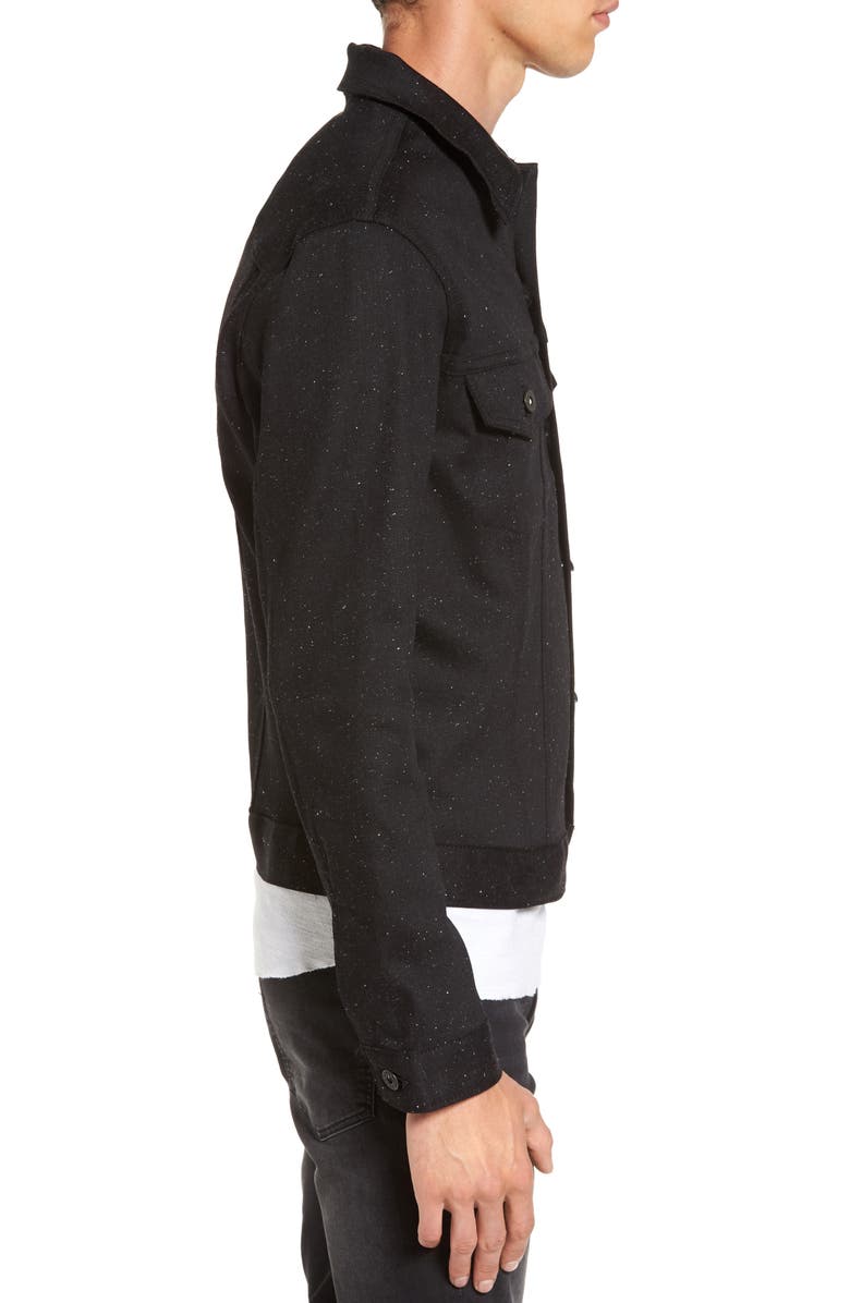 Naked & Famous Denim Flecked Denim Jacket, Alternate, color,