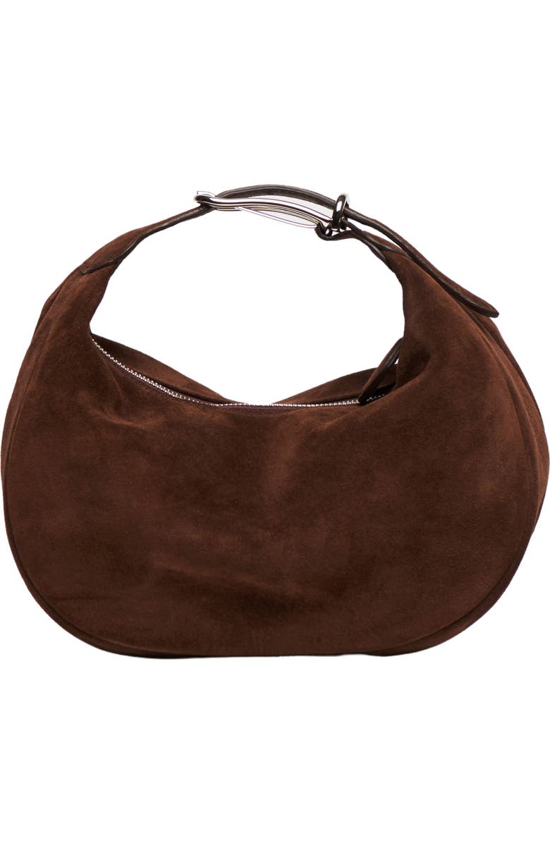 LIFFNER Moon Suede Top Handle Bag, Main, color,