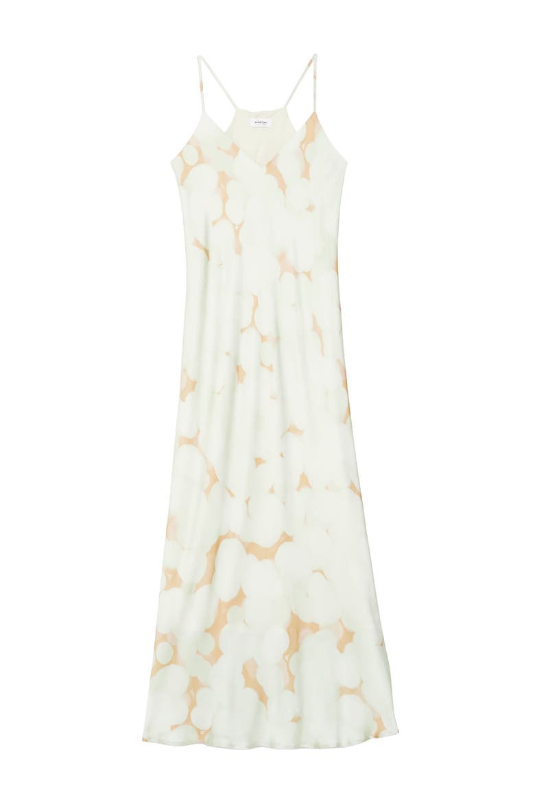 Printed Viscose Long Dress, Alternate, color, Mint