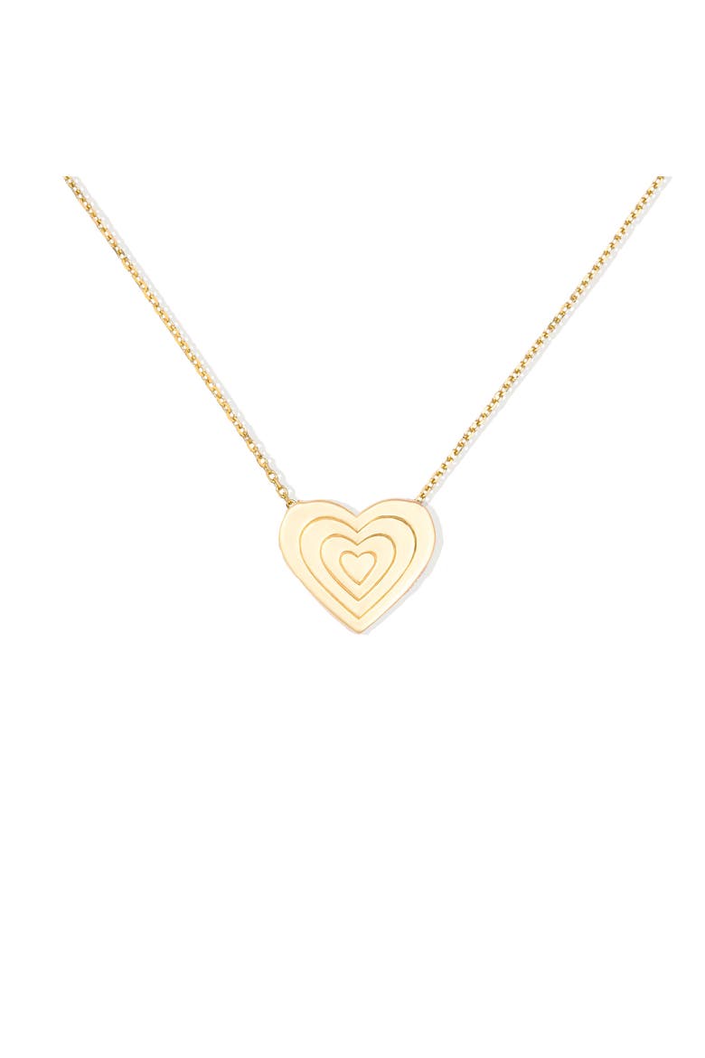 Juju Heart Charm Necklace, Alternate, color, Gold