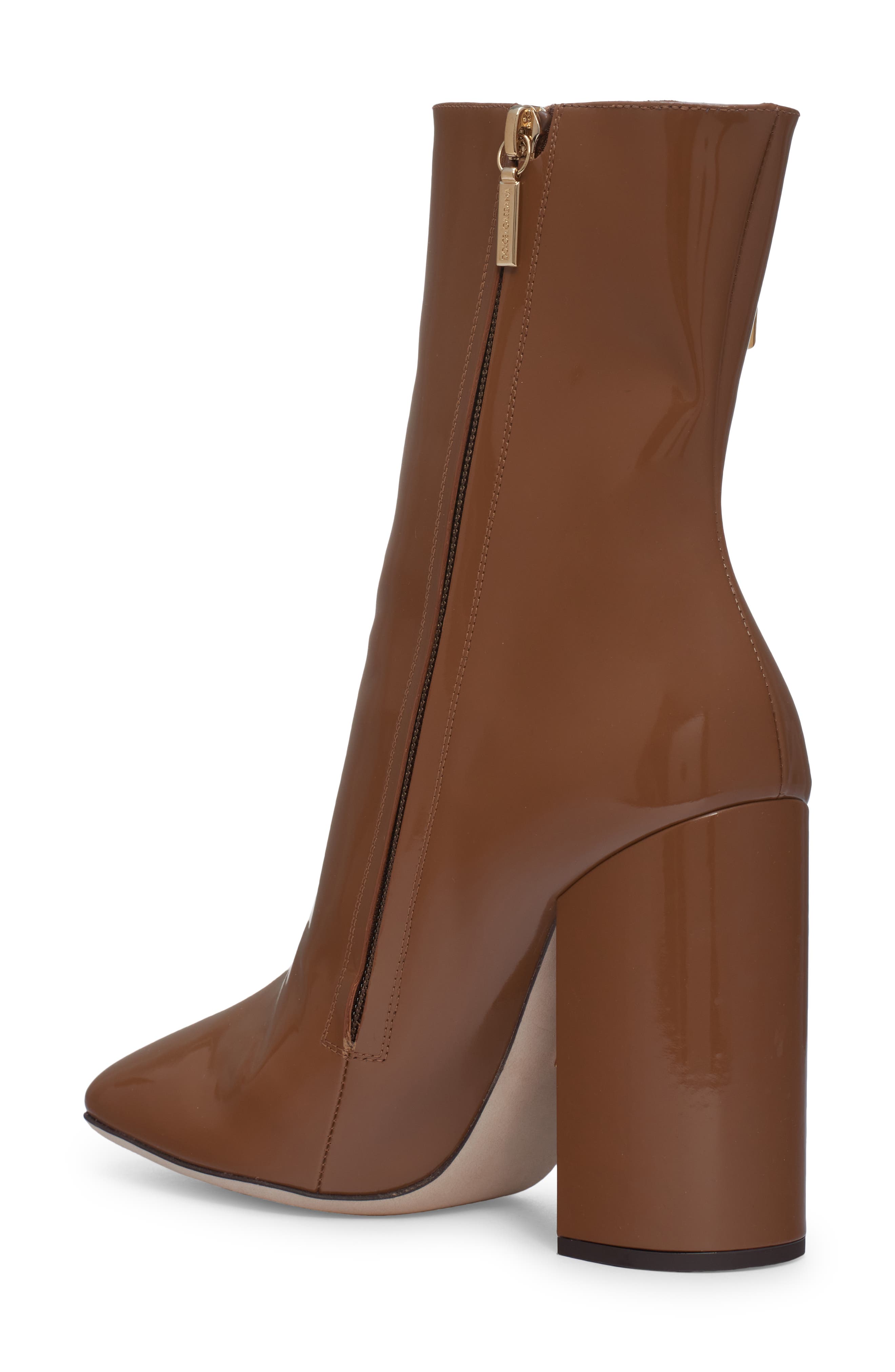 Dolce&Gabbana Jackie Block Heel Bootie, Alternate, color, 