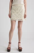 Treasure & Bond Crochet Miniskirt