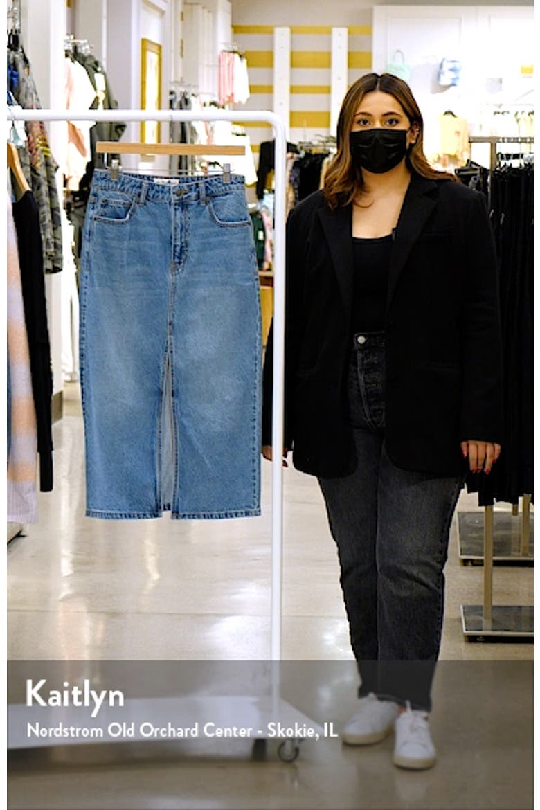 Calabasis Denim Midi Skirt video