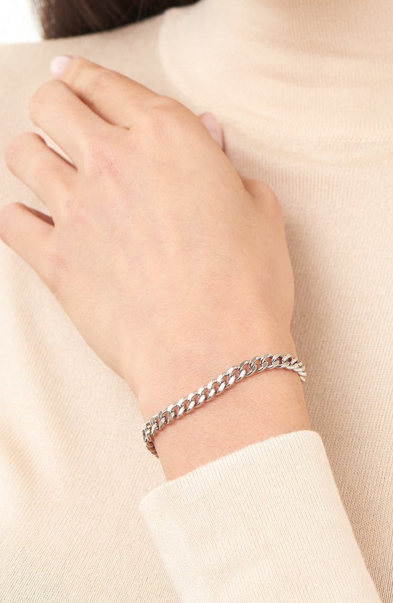 Sterling Forever Chain Link Bolo Bracelet, Alternate, color, 