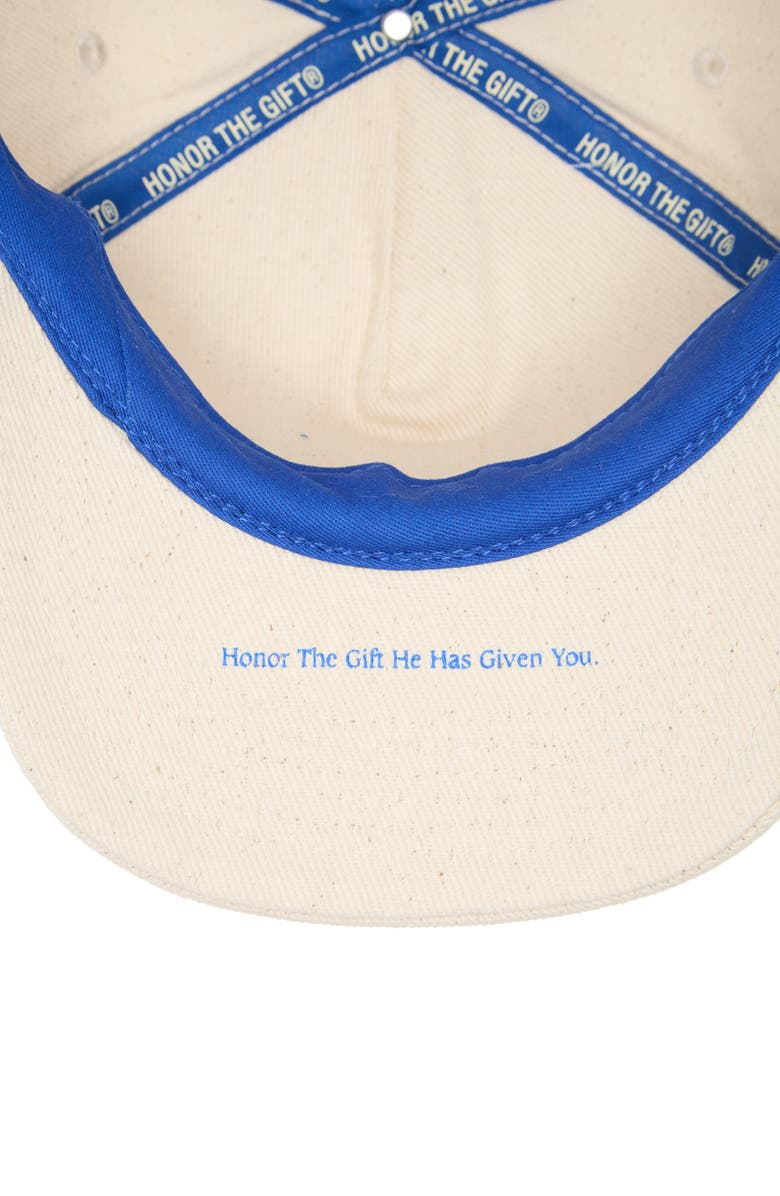 HONOR THE GIFT Est 1988 Patch Snapback Baseball Cap, Alternate, color, Bone