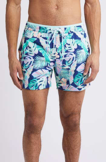 Chubbies Classic Lined 5.5-inch Swim Trunks In The Night Faunas