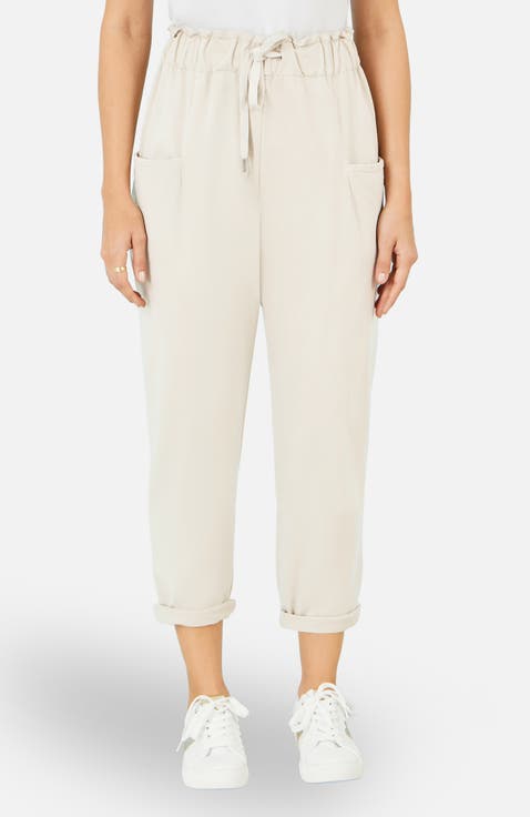 Cotton Relaxed Stretch Trousers