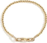 BaubleBar Pavé Chain Link Bracelet
