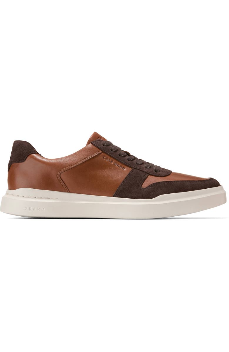 Cole Haan Grand Crosscourt Premier Sneaker, Alternate, color, Dark Coffee/ Dark Roast