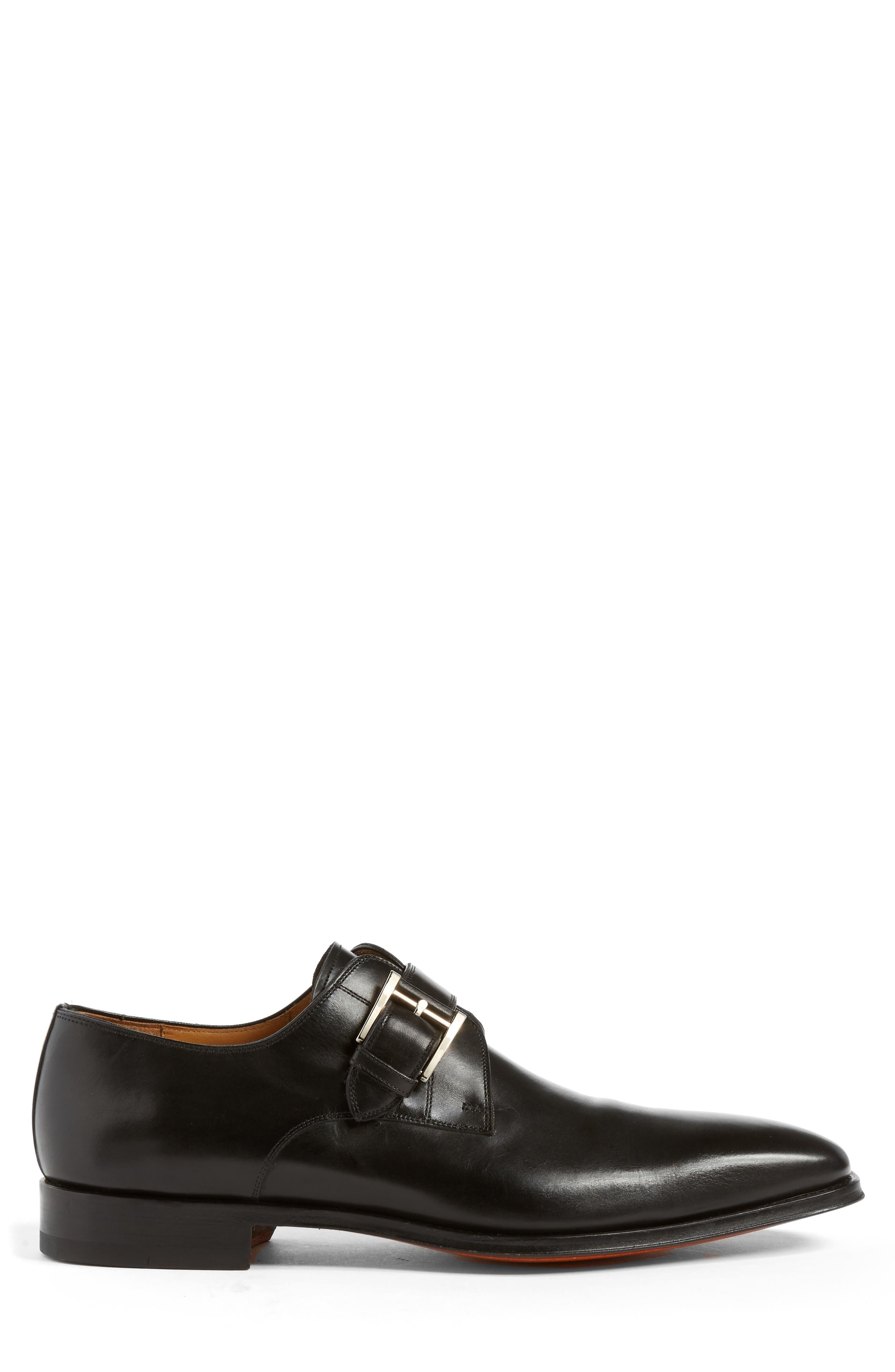 Magnanni Marco Plain Toe Monk Shoe, Alternate, color, 