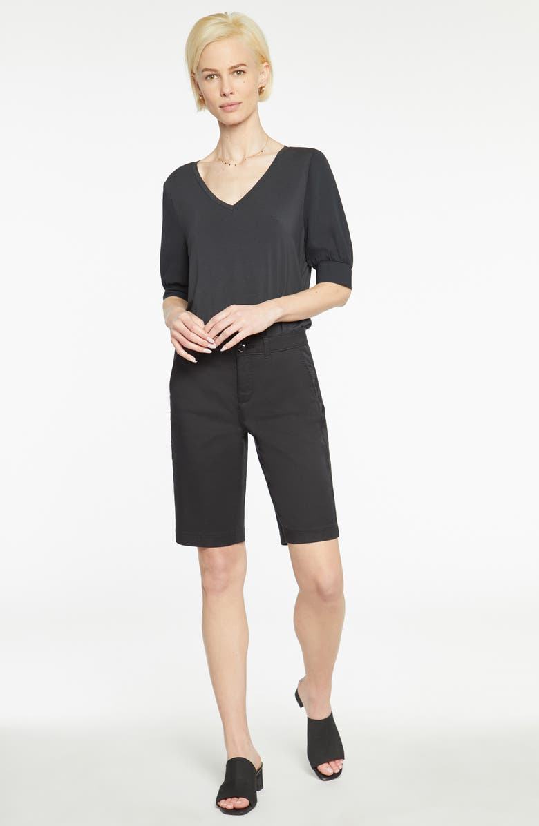 NYDJ Bermuda Shorts, Alternate, color, Black