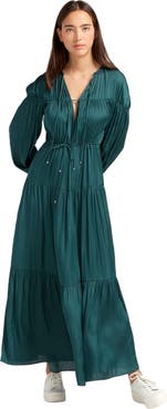Belle & Bloom Window Seat Tiered Maxi Dress
