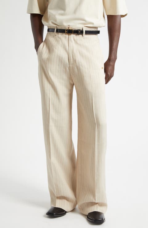 Tailored Pinstripe Pants