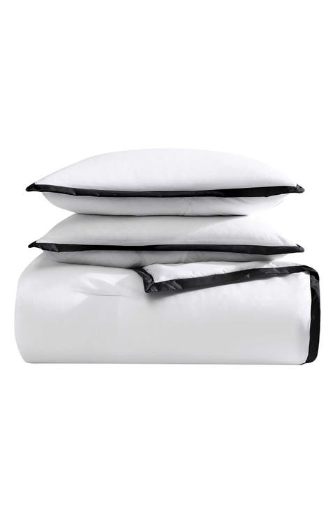 Signature Hotel Solid Comforter & Sham Set
