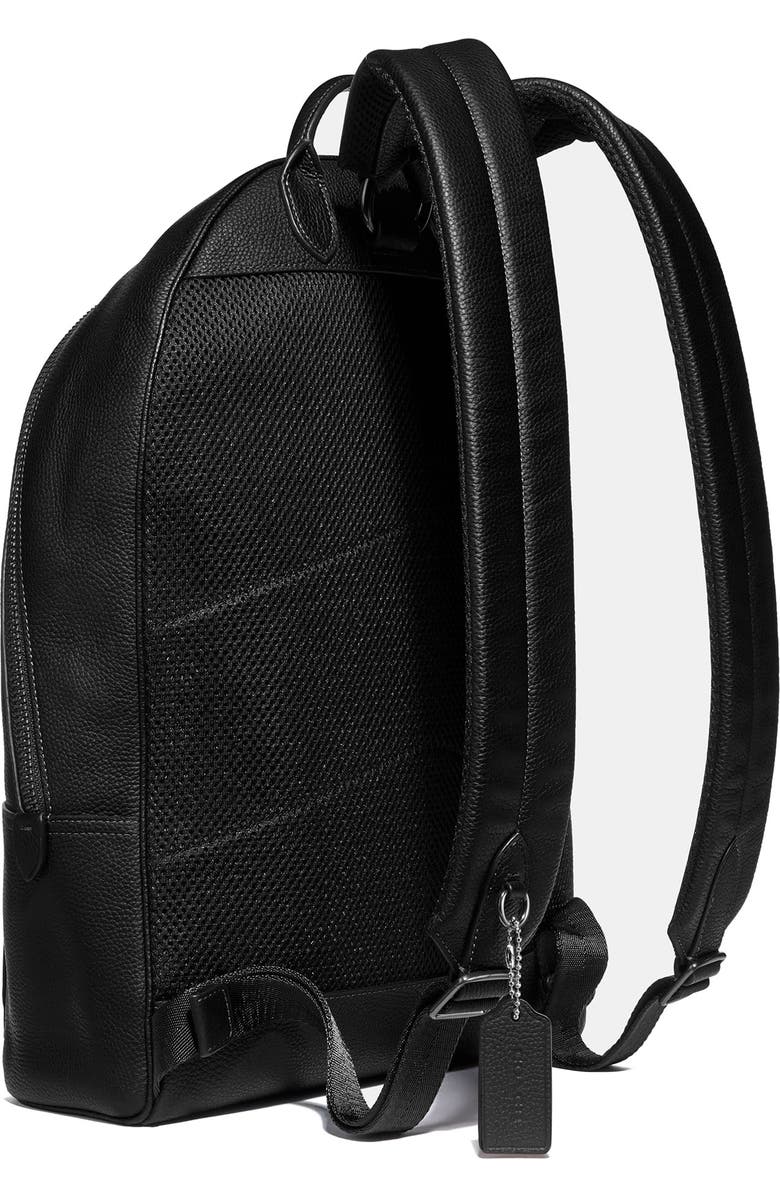 COACH Metropolitan Polished Pebble Leather Backpack, Alternate, color,