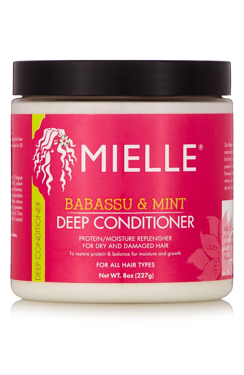 MIELLE Babassu Oil & Mint Deep Conditioner, Main, color,