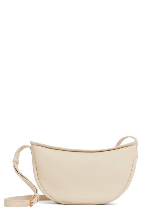 Moon Calfskin Leather Crossbody Bag