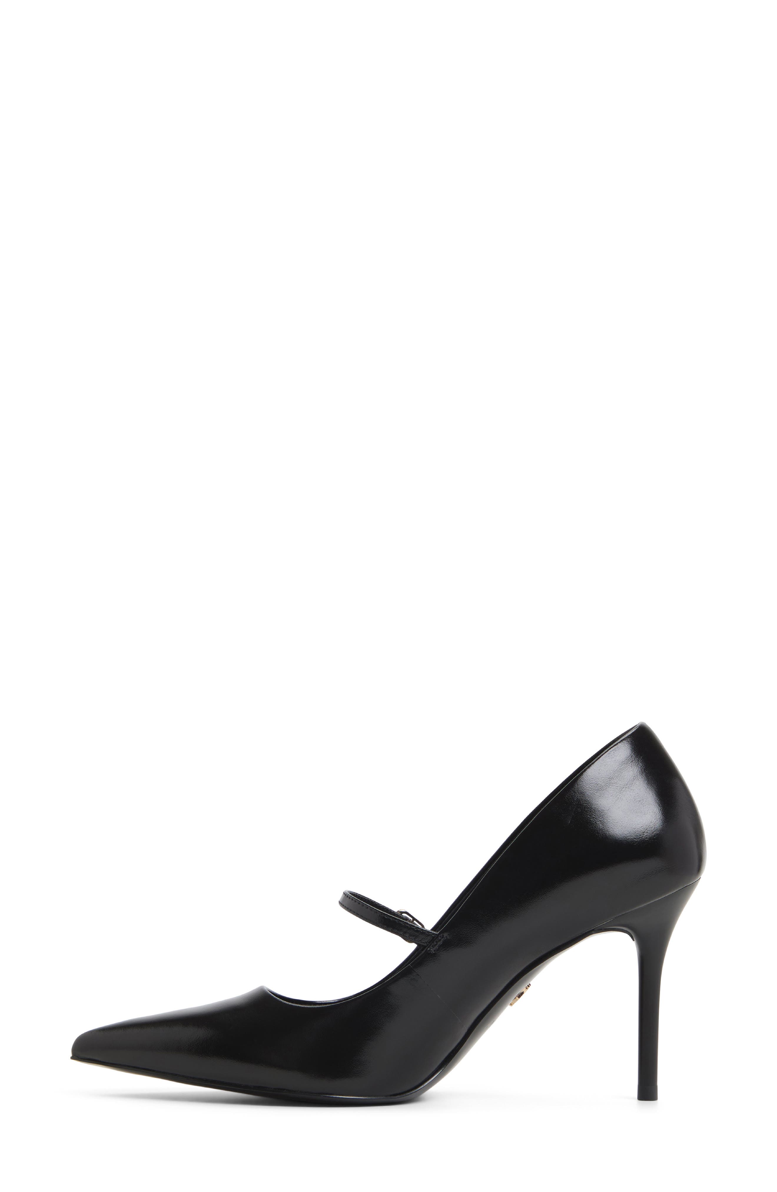 ALDO Eledeladar Pointed Toe Mary Jane Pump, Alternate, color, Black