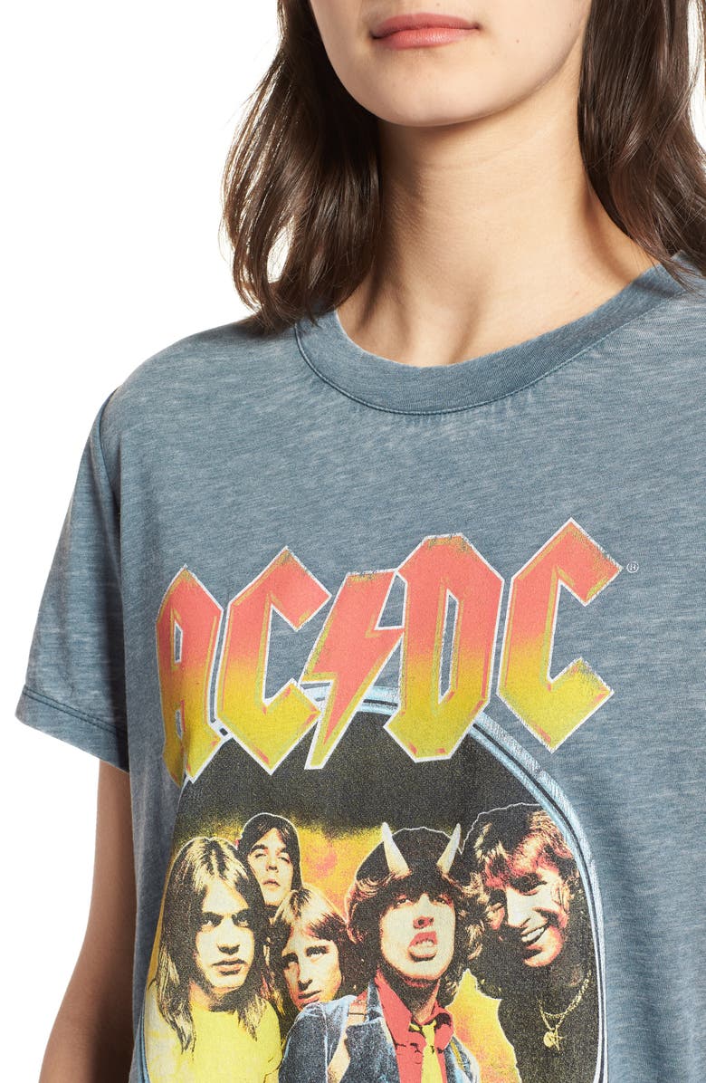 Mimi Chica AC/DC Highway to Hell Tee, Alternate, color, 