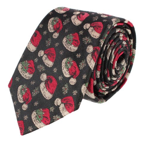Kris Kringle's Cap Silk Novelty Necktie