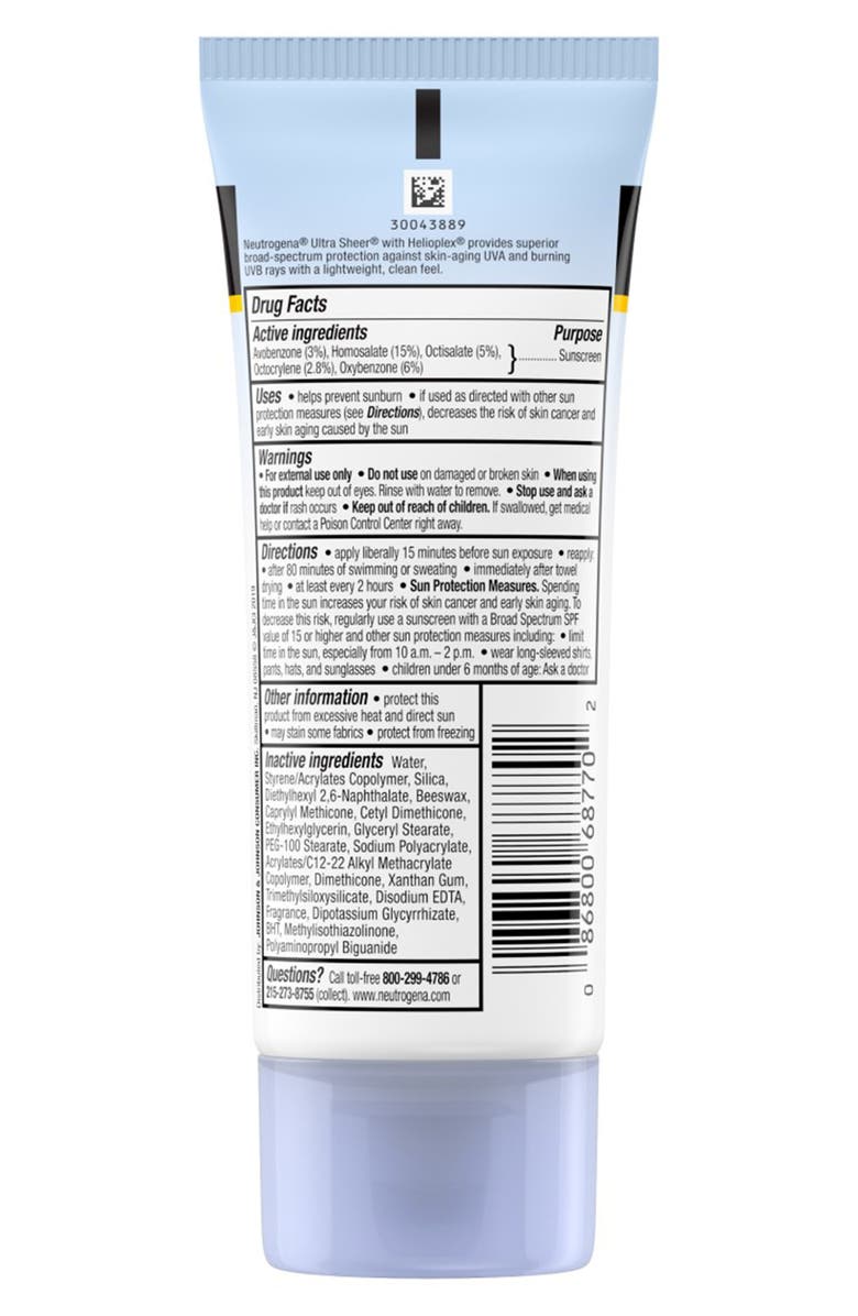 NEUTROGENA Ultra Sheer Dry-Touch Sunscreen, Alternate, color, 