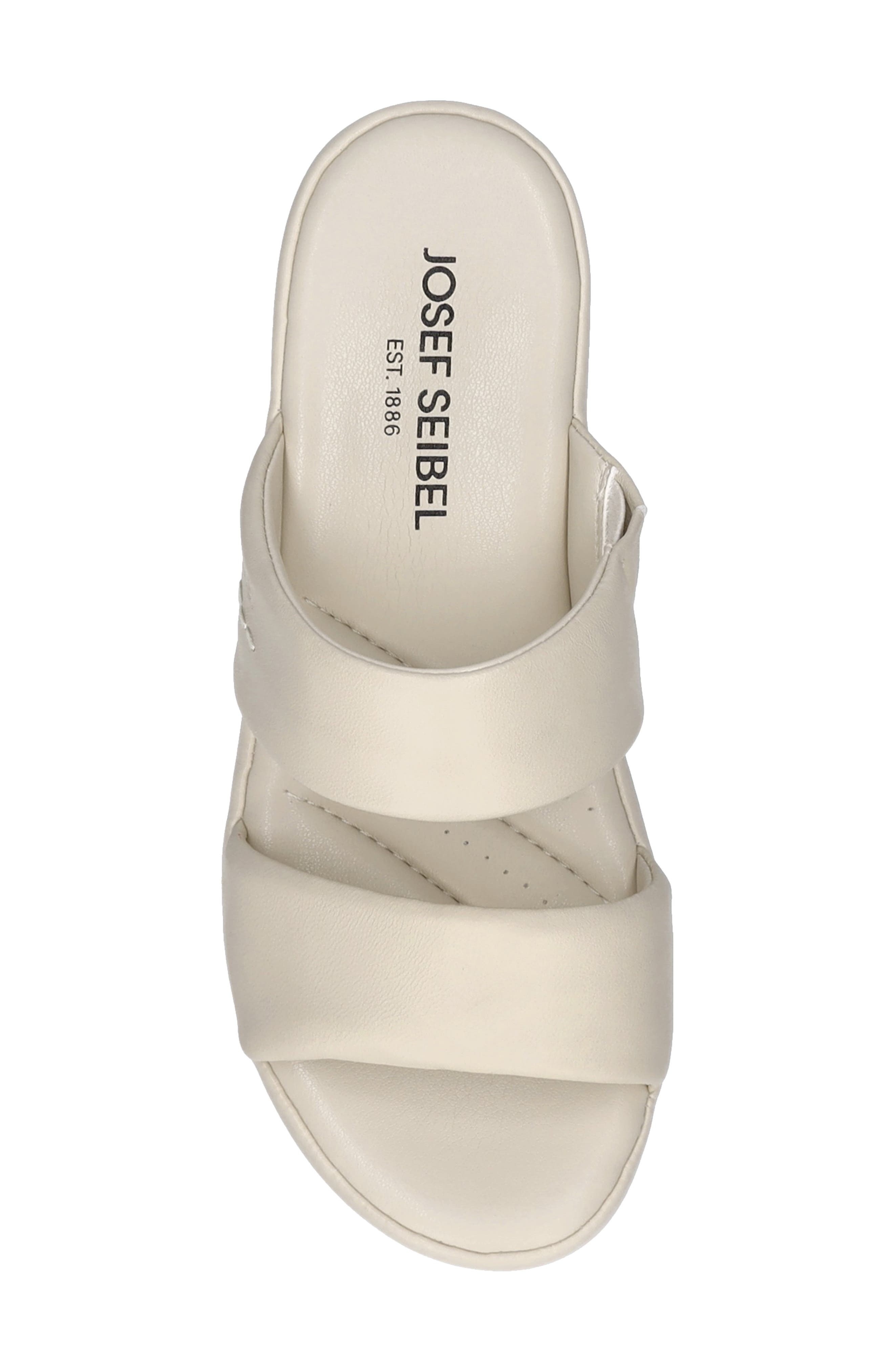 Eve 05 Platform Wedge Slide Sandal, Alternate, color, BISCUIT