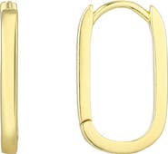 Adornia Laperouse Oval Hoop Earrings