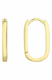 Adornia Laperouse Oval Hoop Earrings