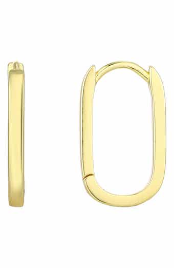 Adornia Laperouse Oval Hoop Earrings