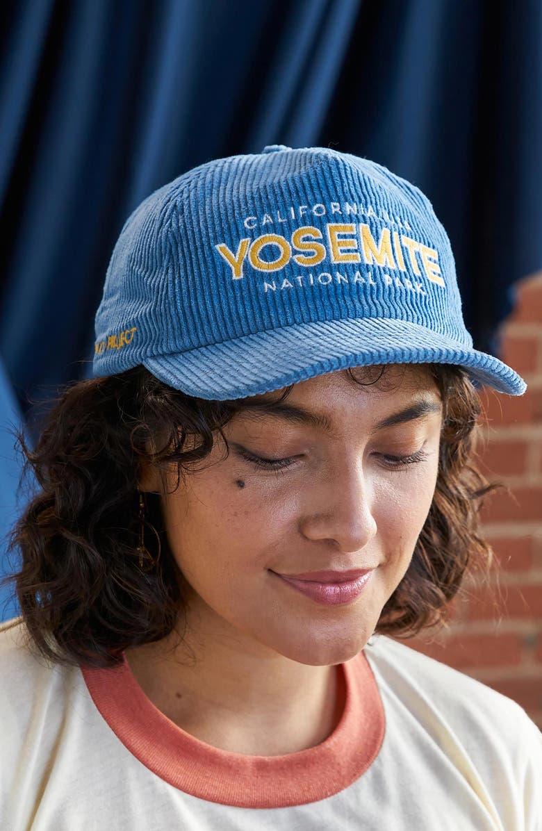 Parks Project Yosemite Embroidered Corduroy Baseball Cap, Alternate, color, 